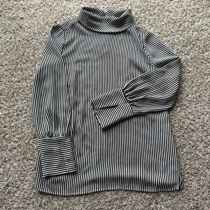 Chico's Monochrome Striped Top